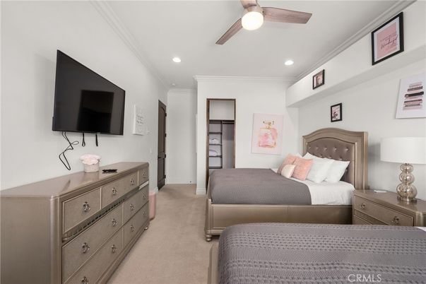 Bedroom, Interior, Recessed Lighting