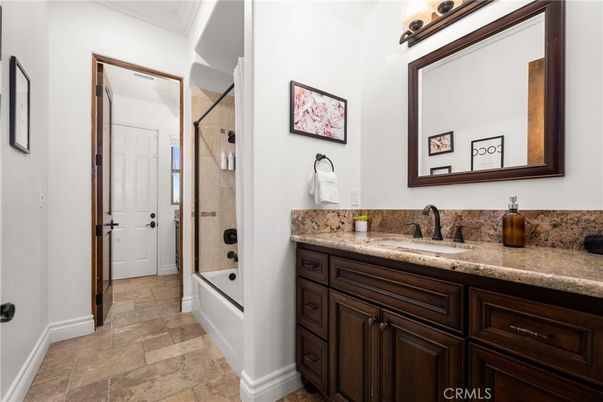 Bathroom, Dual Sink Vanities, Glass Shower, Interior