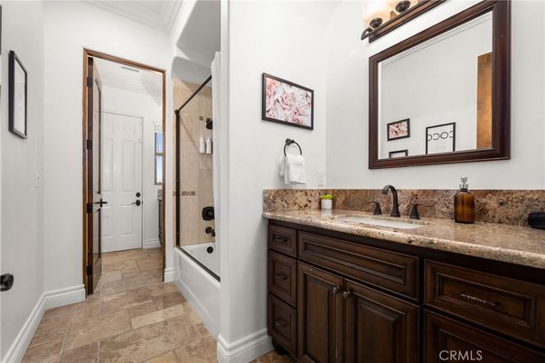 Bathroom, Dual Sink Vanities, Glass Shower, Interior