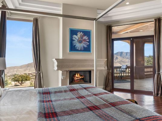Fireplace, Interior, Recessed Lighting, Wood Texture Flooring