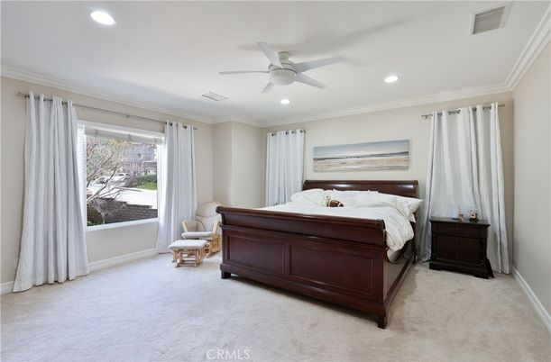 Bedroom, Interior, Recessed Lighting