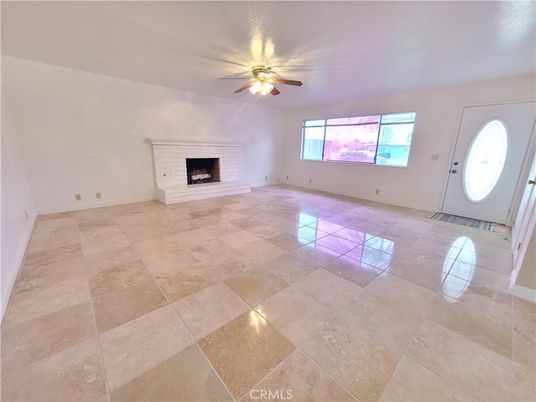 Empty room, Fireplace, Interior