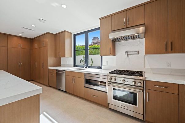 Interior, Kitchen, Recessed Lighting, Stainless Steel Appliances
