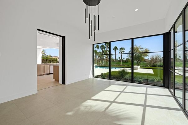 Empty room, Interior, Pendant Lights, Recessed Lighting