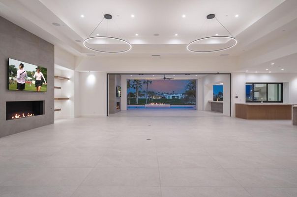 Fireplace, Interior, Pendant Lights, Recessed Lighting