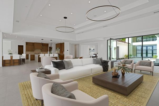 Dining room, Interior, Kitchen, Living room, Pendant Lights, Recessed Lighting
