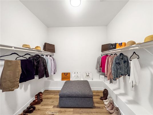 Interior, Walk-in Closets, Wood Texture Flooring