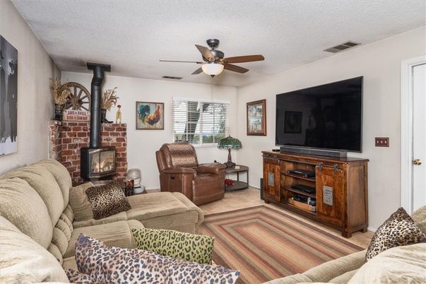 Fireplace, Interior, Living room, Stone Walls