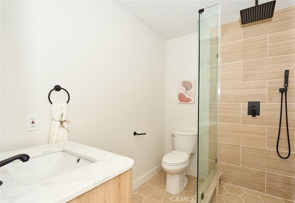 Bathroom, Glass Shower, Interior