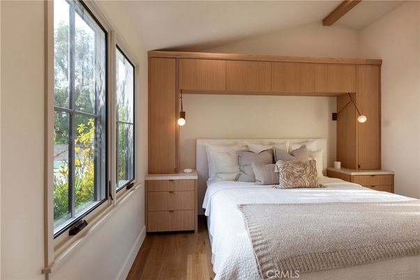 Bedroom, Interior, Wooden Beams, Wood Texture Flooring