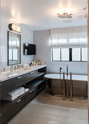 Bathroom, Dual Sink Vanities, Free Standing Baths, Interior