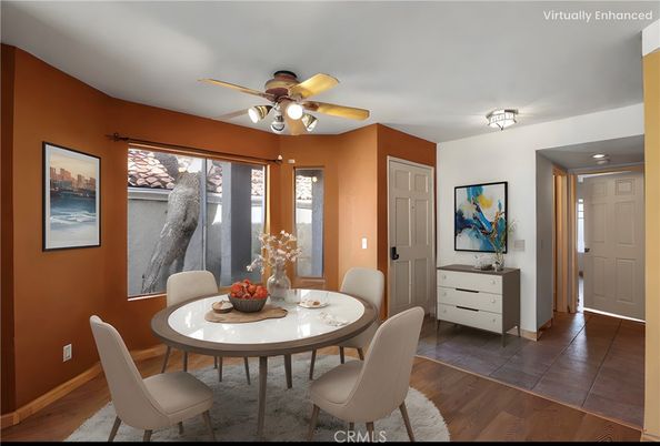 Dining room, Interior, Wood Texture Flooring