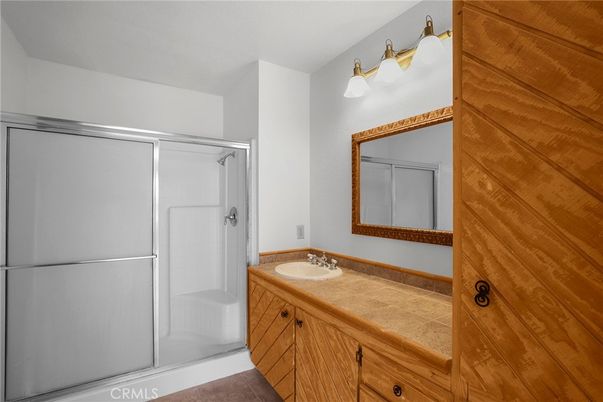 Bathroom, Glass Shower, Interior, Tile Countertops