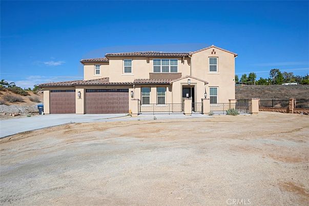 Attached, Backyard, Exterior, Facade, Mediterranean