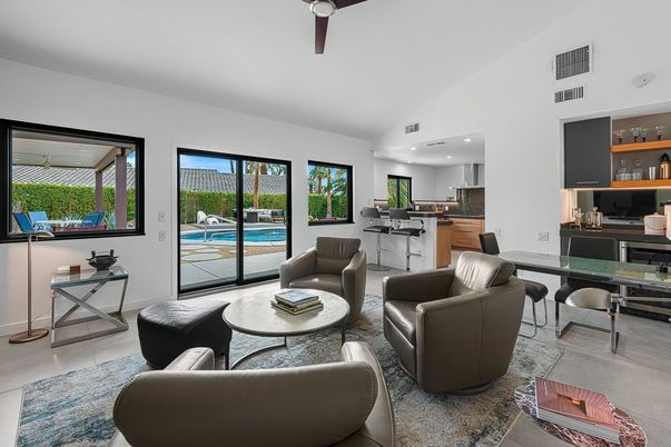 Dining room, Interior, Kitchen, Living room, Recessed Lighting