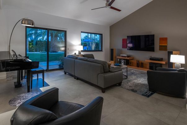 Interior, Living room, Piano