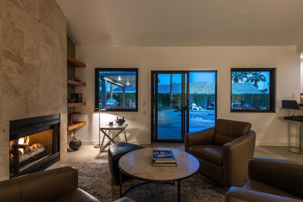 Fireplace, Interior, Living room, Stone Walls