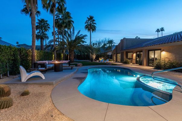 Exterior, Pool, Solar Panels