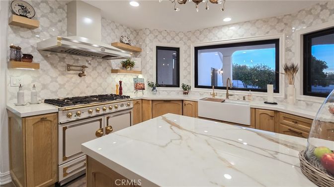 Interior, Kitchen, Recessed Lighting, Stainless Steel Appliances