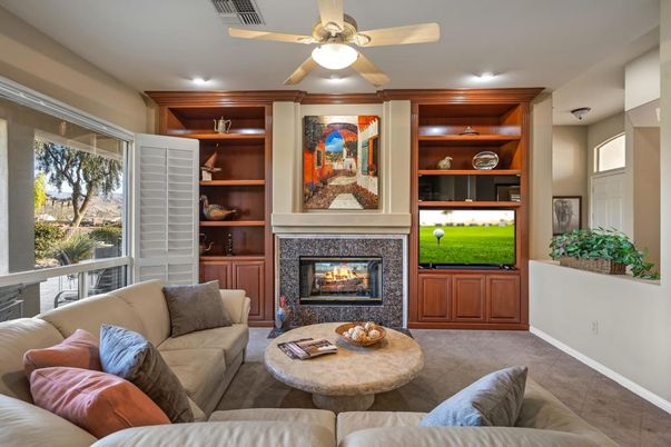 Fireplace, Interior, Living room, Recessed Lighting