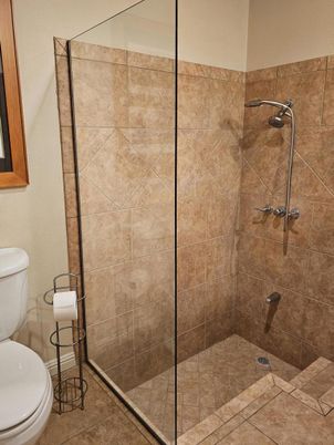 Bathroom, Glass Shower, Interior