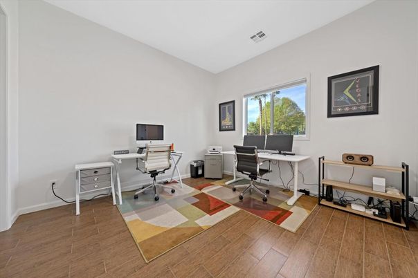 Home Office, Interior, Wood Texture Flooring