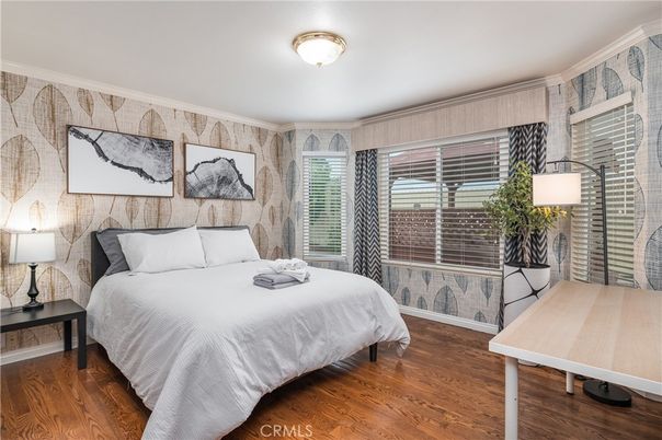 Bedroom, Interior, Wood Texture Flooring