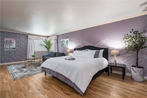 Bedroom, Interior, Wood Texture Flooring
