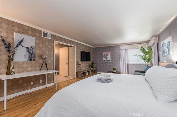 Bedroom, Interior, Wood Texture Flooring