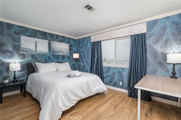 Bedroom, Interior, Wood Texture Flooring