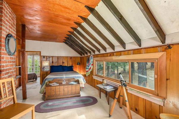 Bedroom, Interior, Wooden Beams, Wooden Ceilings, Wooden Walls