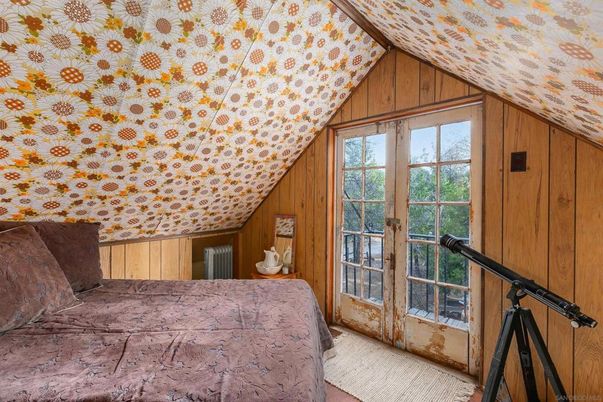 Bedroom, Interior, Wooden Walls