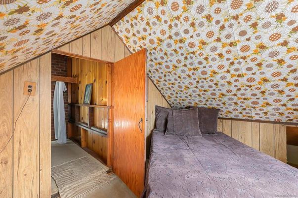 Bedroom, Interior, Wooden Walls