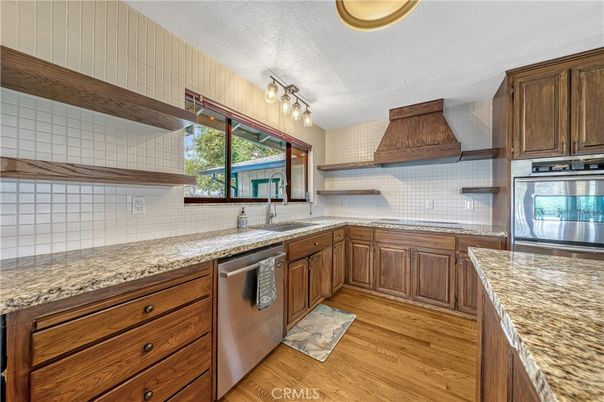 Interior, Kitchen, Wood Texture Flooring