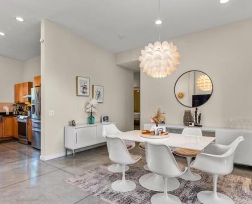 Chandelier, Dining room, Interior, Kitchen, Recessed Lighting