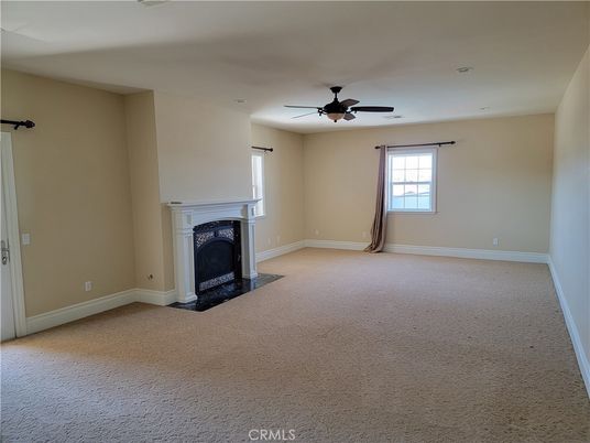 Empty room, Fireplace, Interior, Recessed Lighting