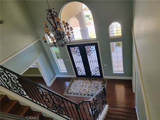 Chandelier, Interior, Wood Texture Flooring