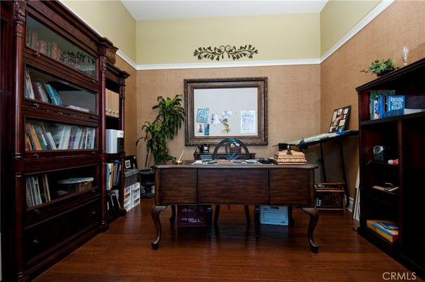 Home Office, Interior, Wood Texture Flooring