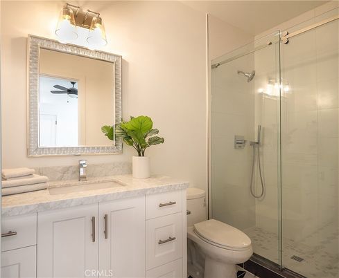 Bathroom, Glass Shower, Interior