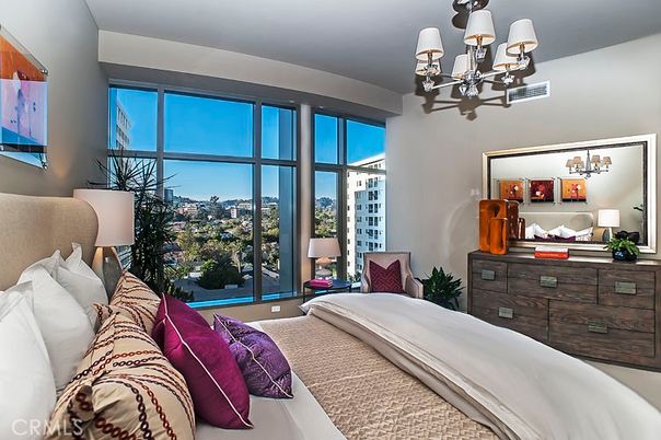 Bedroom, Chandelier, Interior