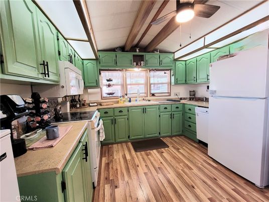 Interior, Kitchen, Wooden Beams, Wood Texture Flooring