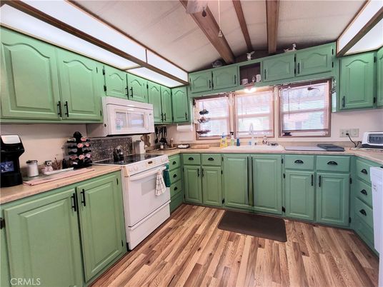 Interior, Kitchen, Wooden Beams, Wood Texture Flooring