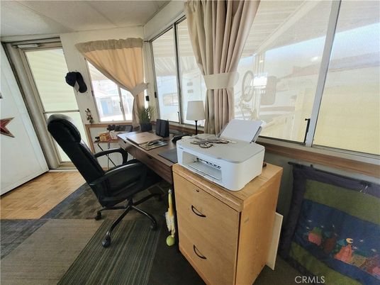 Home Office, Interior, Wood Texture Flooring