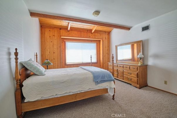 Bedroom, Interior, Wooden Beams, Wooden Ceilings, Wooden Walls