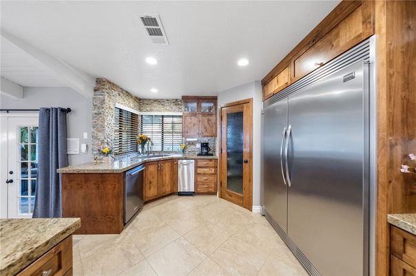 Interior, Kitchen, Recessed Lighting, Stainless Steel Appliances