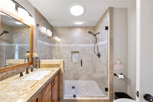 Bathroom, Glass Shower, Interior