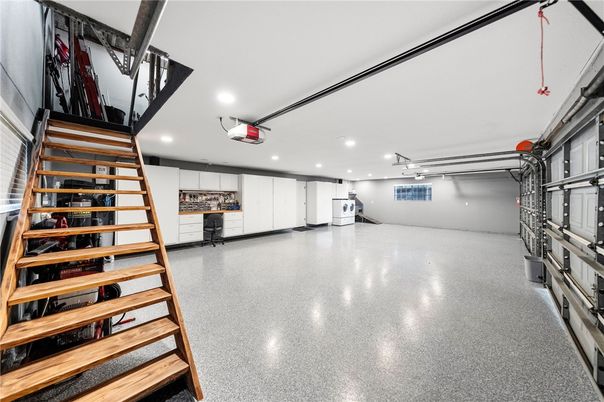 Garage, Interior, Recessed Lighting