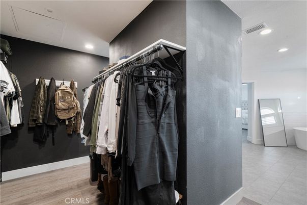 Interior, Recessed Lighting, Walk-in Closets, Wood Texture Flooring