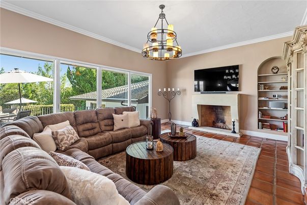 Fireplace, Interior, Living room, Pendant Lights