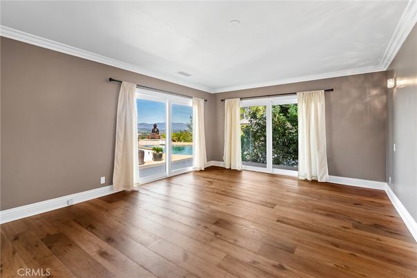 Empty room, Interior, Wood Texture Flooring